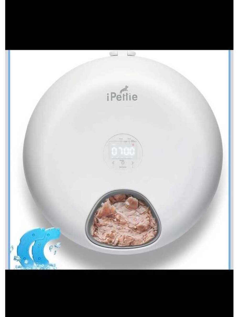 6‑Meal Cordless Auto Pet Feeder w/ Ice Packs for Small Pets – New in Box
